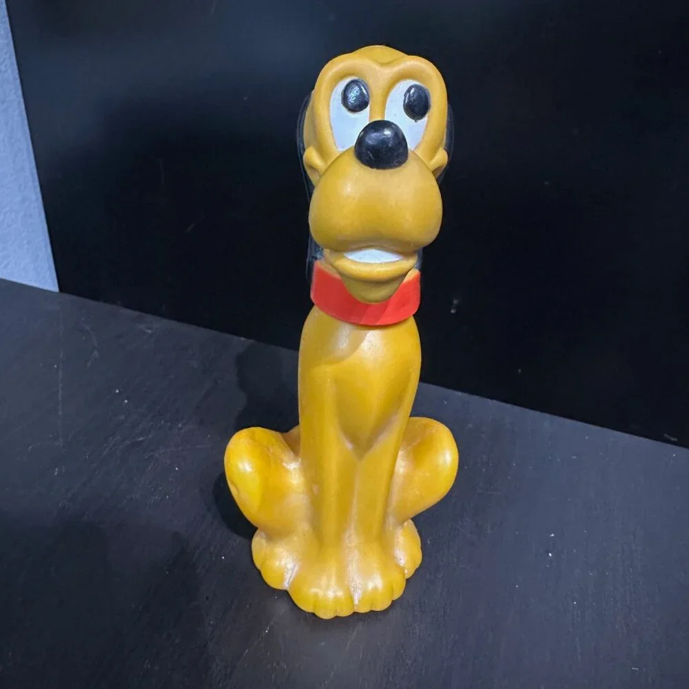 Vintage 1970 Disney Pluto Avon Empty Shampoo Bottle EUC